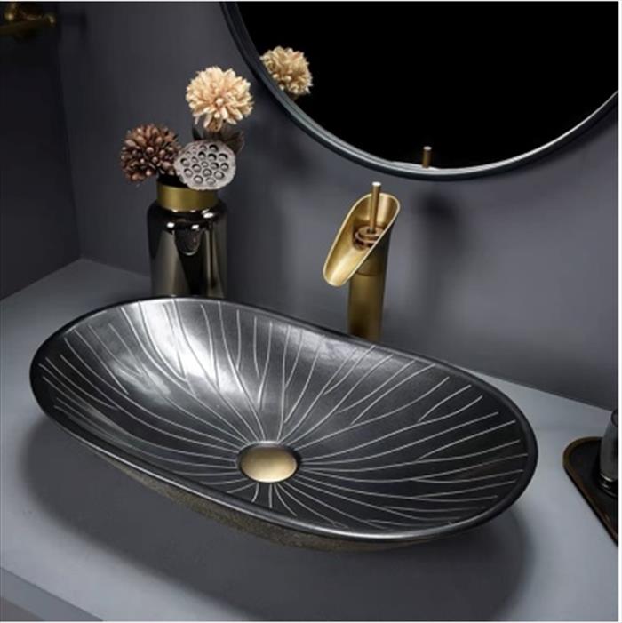 Valabo ( chậu đễ bàn ) Thuyền đen  