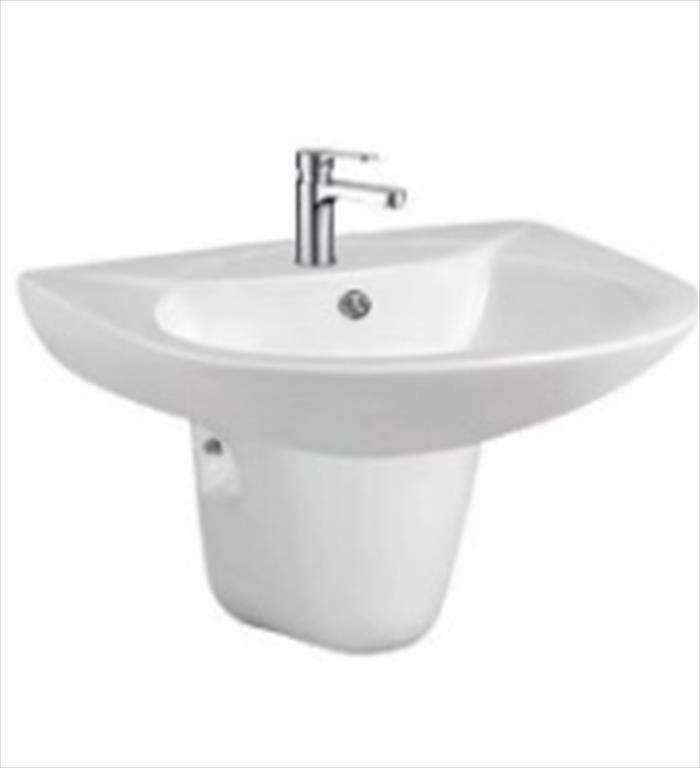 Valabo ( chậu rửa mặt) liền khối treo tường