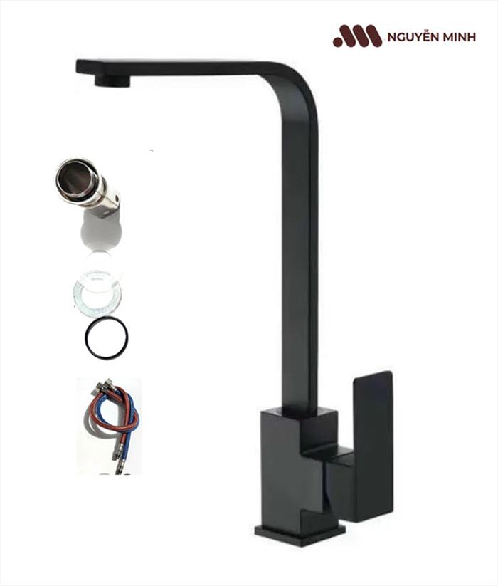 Vòi rửa chén bát nóng lạnh Inox 304 sơn tĩnh điện